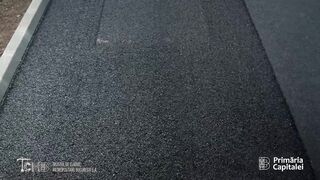  Se așterne ultimul strat de asfalt pe partea stângă a Bulevardului Ghencea.