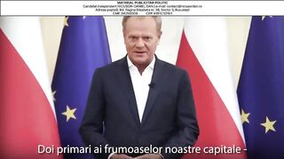  Îi mulțumesc prim-ministrului Poloniei, Donald Tusk, pentru acest mesaj emoționant de susținere