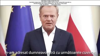  Îi mulțumesc prim-ministrului Poloniei, Donald Tusk, pentru acest mesaj emoționant de susținere