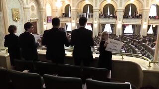 Protest USR la Senat