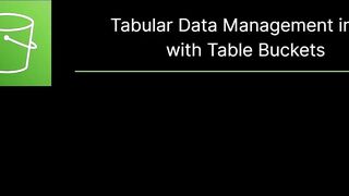 130-tabular_data_management_in_s3_with_table_buckets-AWS Certified CloudOps Engineer Associate SOA-C03 Cert Prep