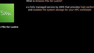 70-amazon_fsx_for_lustre-AWS Certified CloudOps Engineer Associate SOA-C03 Cert Prep