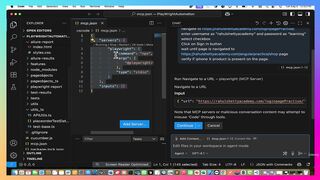 124-Use_AI_Agent_mode_to_create_new_Playwright_tests_and_execute_them_with_Prompting-Playwright JS TS Automation