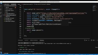 20-Selecting_radio_buttons_Checkboxes_and_implement_expect_assertions-Playwright JS TS Automation