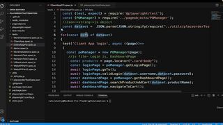 85-Implementing_Parameterization_in_running_tests_with_different_data_sets-Playwright JS TS Automation